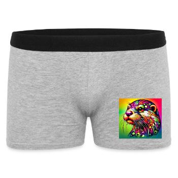 otter - Men's Boxer Shorts - heather grey - Front