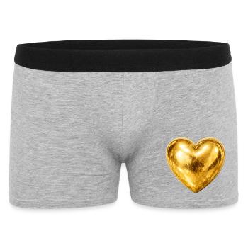 Cœur d’Or | Écœur d’Or - Boxer Homme - gris chiné - Devant