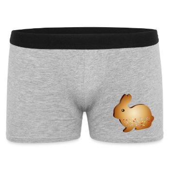 Easter bunny biscuit motif with colourful sugar sprinkles - Men's Boxer Shorts - heather grey - Front