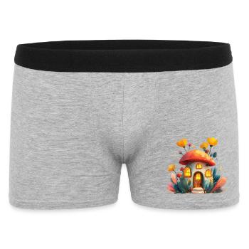 Maison Champignon Lumière de la Forêt Fantasme - Boxer Homme - gris chiné - Devant