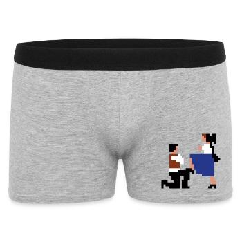 Šij, luby šewco šij... - Men's Boxer Shorts - heather grey - Front