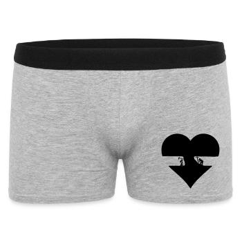 Chemise Soft Aesthetic Beauty Calm Minimal Style - Boxer Homme - gris chiné - Devant