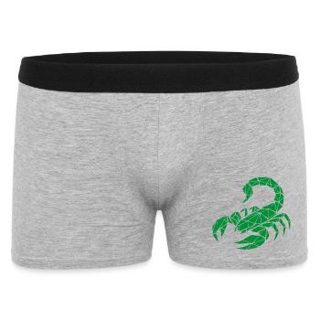 Scorpio – Power & Mystery - Men's Boxer Shorts - heather grey - Front