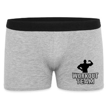Équipe d’entraînement - Boxer Homme - gris chiné - Devant