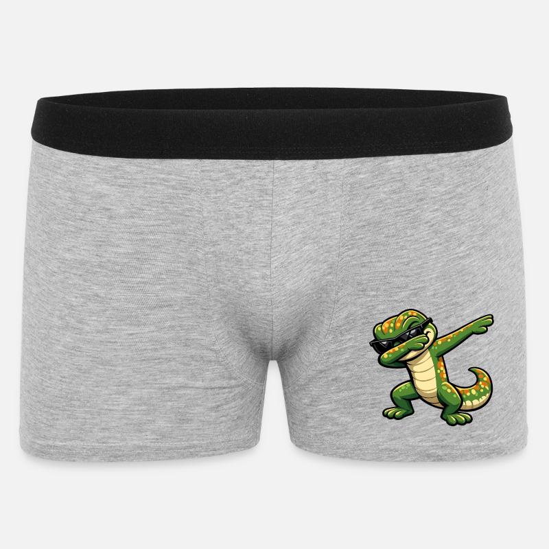 Dabping Gecko - Boxer Homme - gris chiné