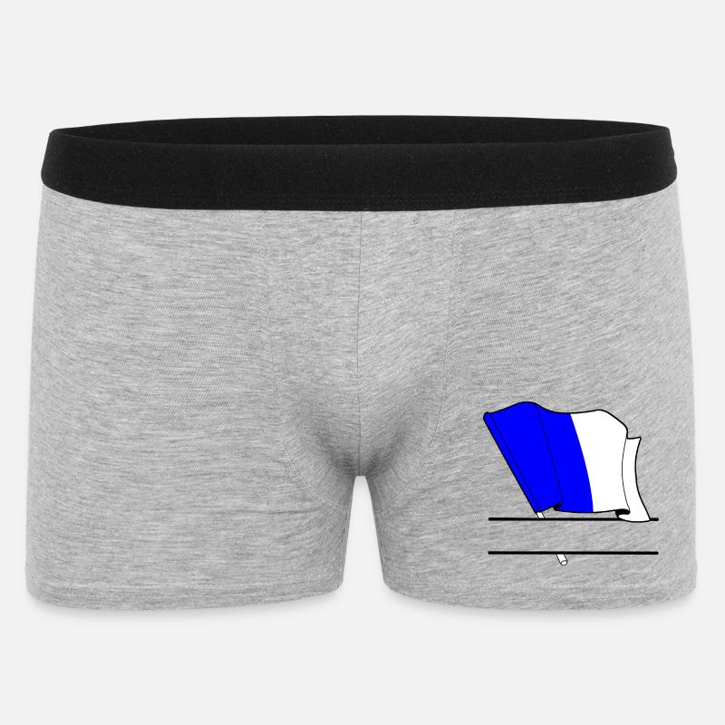 Spa Custom Flag - Men's Boxer Shorts - heather grey