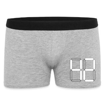 NUMBER 42 Forty-Two Gift Digital - Men's Boxer Shorts - heather grey - Front