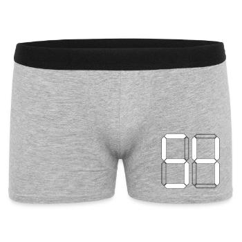 NUMBER 54 Fifty-Four Gift Digital - Men's Boxer Shorts - heather grey - Front