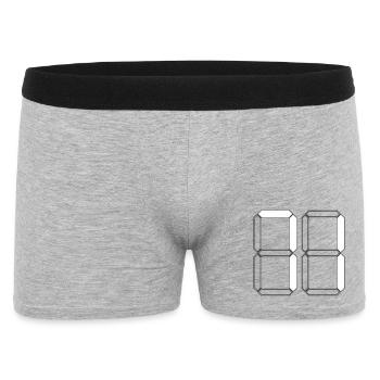 NUMBER 71 Seventy-One Gift Digital - Men's Boxer Shorts - heather grey - Front