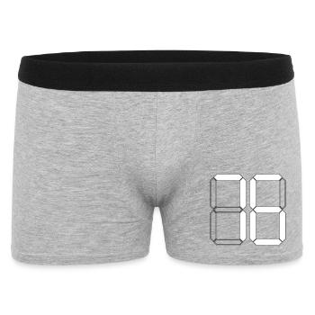 NUMÉRO 76 Soixante-seize Cadeaux Numérique - Boxer Homme - gris chiné - Devant