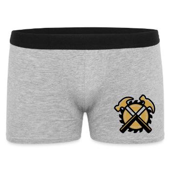 Artisan Hammer Coat of Arms - Men's Boxer Shorts - heather grey - Front
