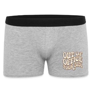 Out Of Office Tour - Men's Boxer Shorts - heather grey - Front