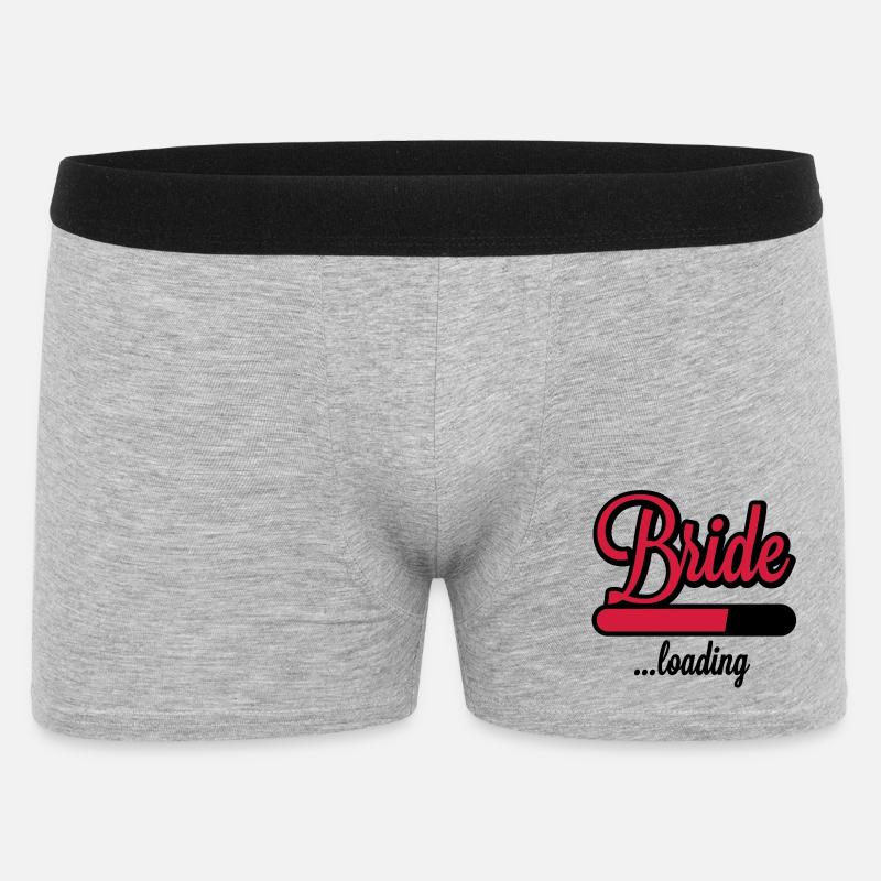 Bride loading | Hen Night - Men's Boxer Shorts - heather grey