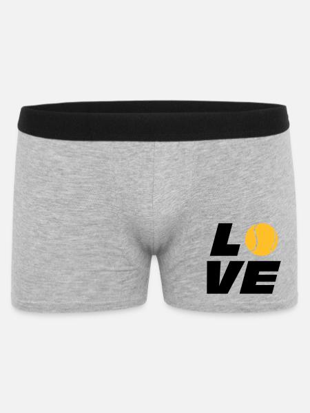 Tennis - Boxer Homme - gris chiné