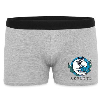 Axololt - Men's Boxer Shorts - heather grey - Front