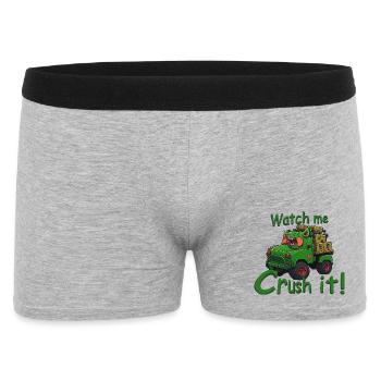 Monster Monster Truck - Men's Boxer Shorts - heather grey - Front