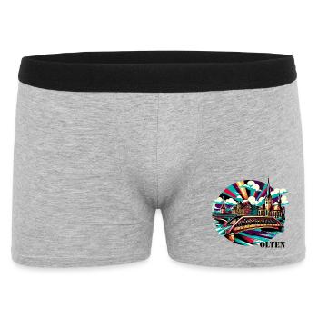 Olten - Männer Boxer Shorts - Grau meliert - Vorne