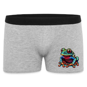 Grenouille - Boxer Homme - gris chiné - Devant