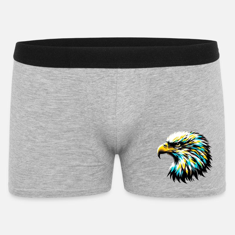 Aquila - Boxer da uomo - grigio melange