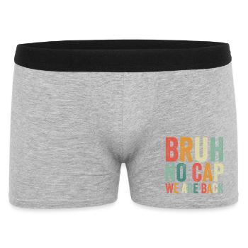 Mec, pas de casquette, on est de retour, d’abord Schult - Boxer Homme - gris chiné - Devant