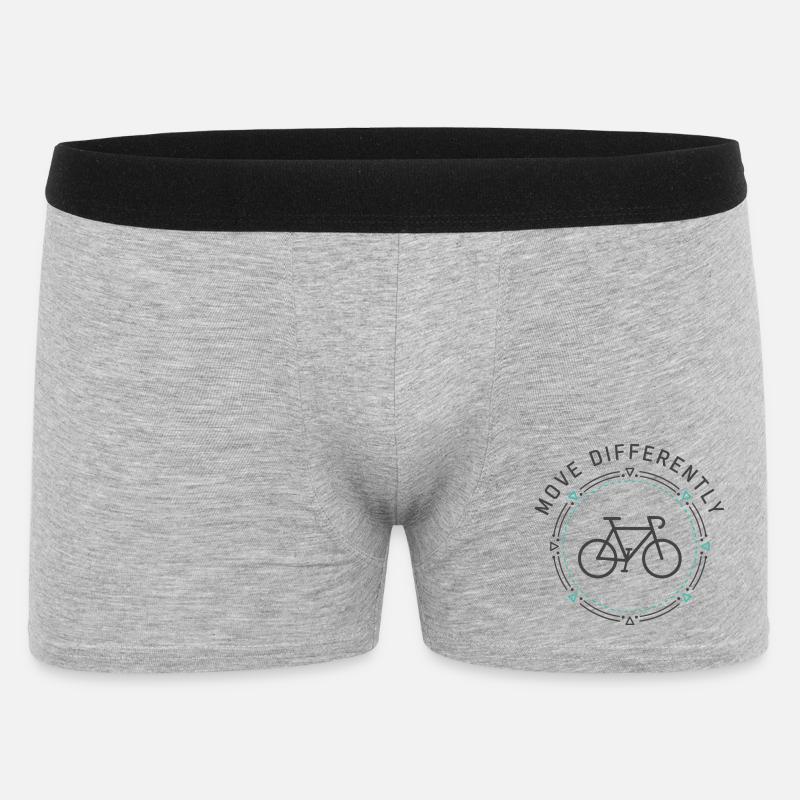 Move Differently - Männer Boxer Shorts - Grau meliert