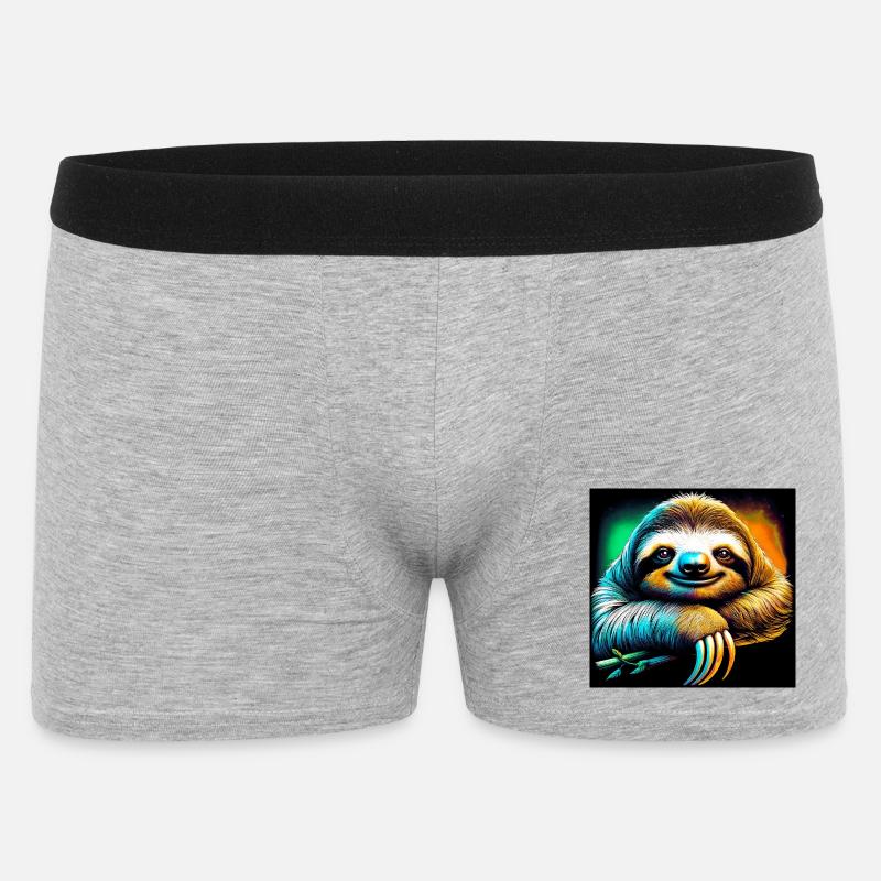 sloth - Men's Boxer Shorts - heather grey
