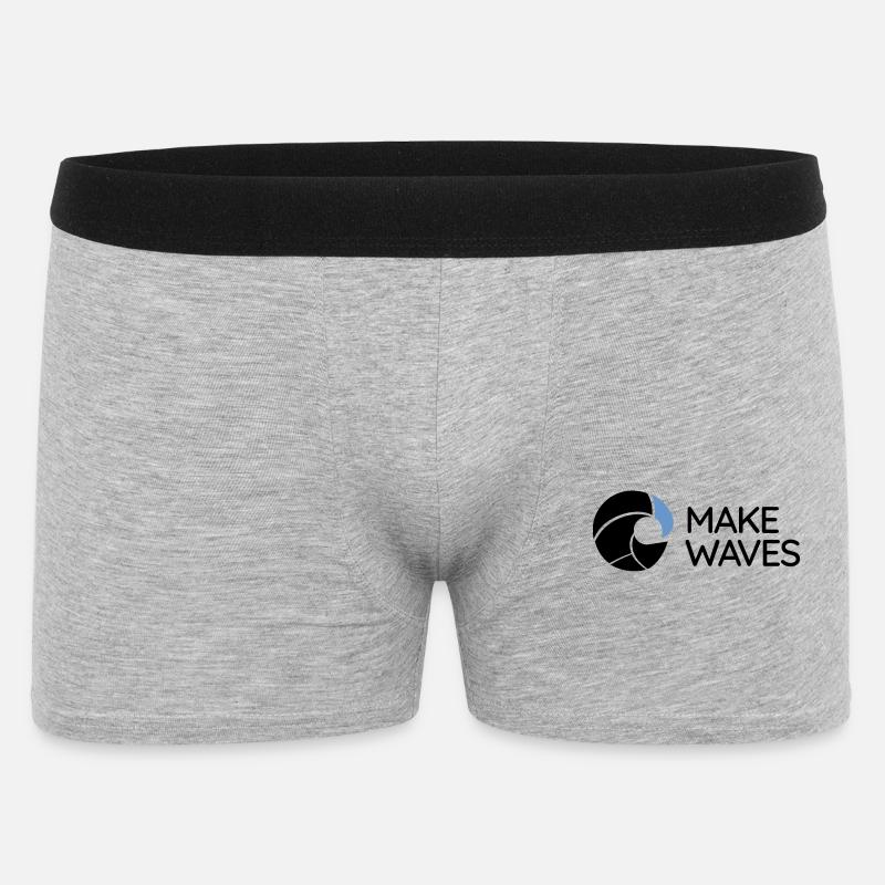 Wave - Make Waves - Men's Boxer Shorts - heather grey