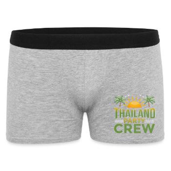 Équipage de la fête en Thaïlande - Boxer Homme - gris chiné - Devant
