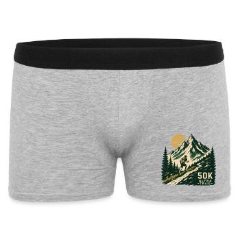 Course sur sentier - Ultra Trail - Boxer Homme - gris chiné - Devant