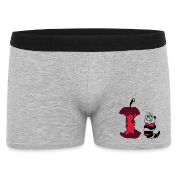 wurm - Men's Boxer Shorts - heather grey - Front