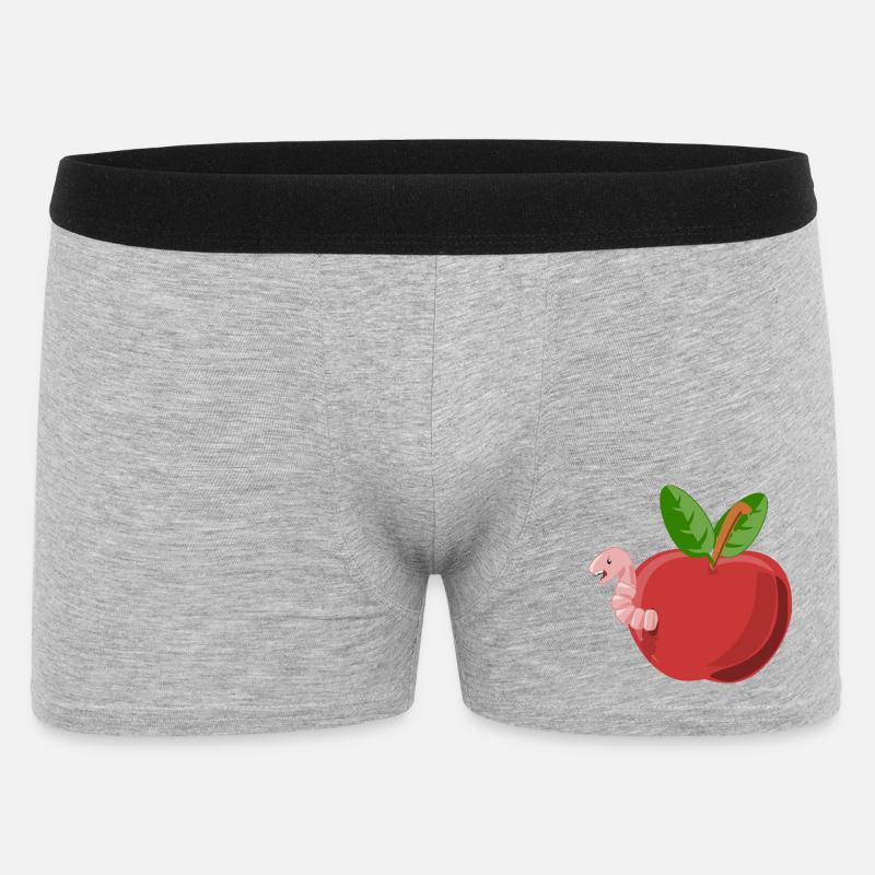 Wurm - Männer Boxer Shorts - Grau meliert