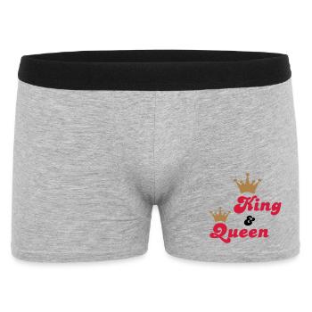 wedding - Men's Boxer Shorts - heather grey - Front