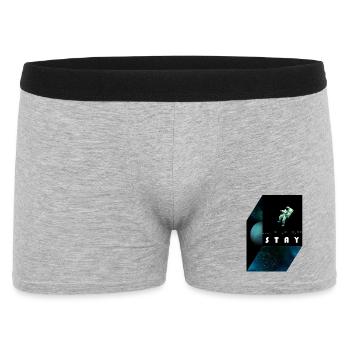 séjour / code morse - Boxer Homme - gris chiné - Devant
