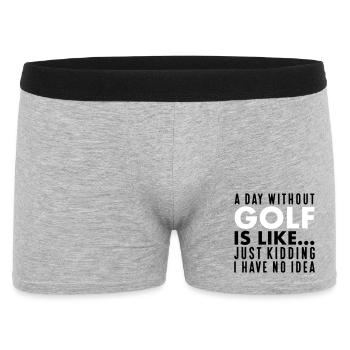 Golf - Men's Boxer Shorts - heather grey - Front