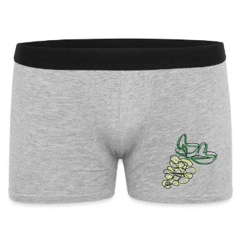Raisins linéaires - Boxer Homme - gris chiné - Devant