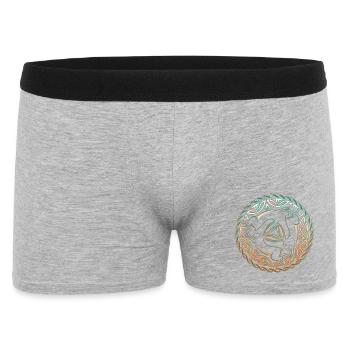 Three Rabbits Three Picture Easter - Men's Boxer Shorts - heather grey - Front