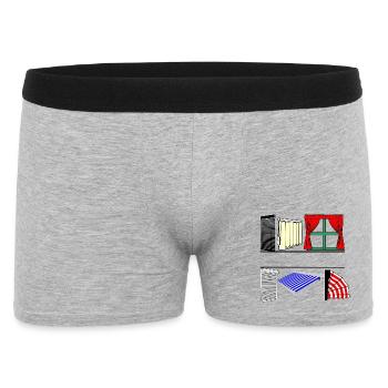 Sun protection 00 - Men's Boxer Shorts - heather grey - Front