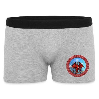 Design de Noël amusant - Boxer Homme - gris chiné - Devant