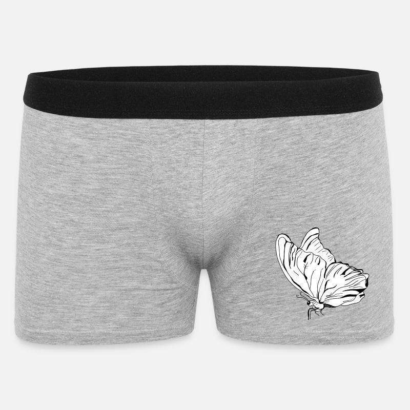 papillon vecter - Boxer Homme - gris chiné