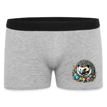 Hérisson - Boxer Homme - gris chiné - Devant