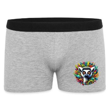 Lemur - Men's Boxer Shorts - heather grey - Front