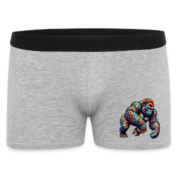 Gorille - Boxer Homme - gris chiné - Devant