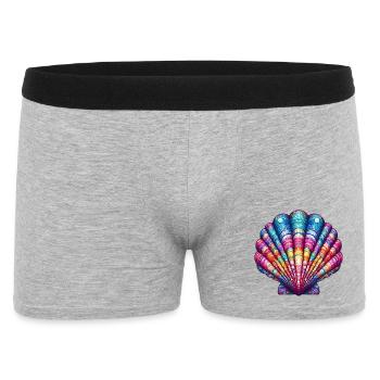 Coquille Saint-Jacques - Boxer Homme - gris chiné - Devant