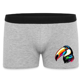 Toucan - Boxer Homme - gris chiné - Devant