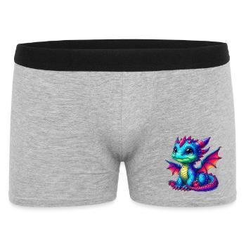 Dragon - Men's Boxer Shorts - heather grey - Front