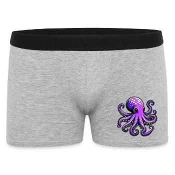 Pieuvre - Boxer Homme - gris chiné - Devant
