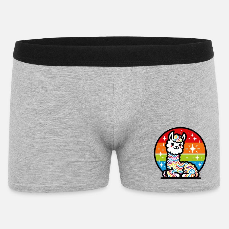 Alpaca - Men's Boxer Shorts - heather grey