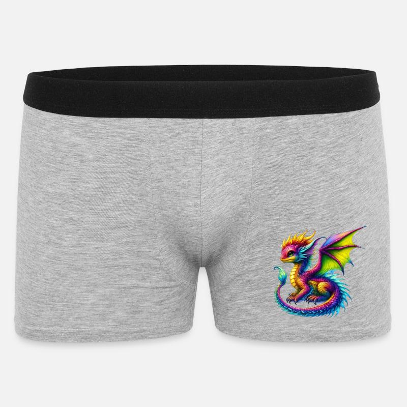 Dragon - Men's Boxer Shorts - heather grey