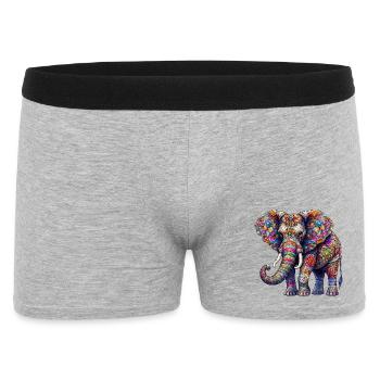 Éléphant - Boxer Homme - gris chiné - Devant