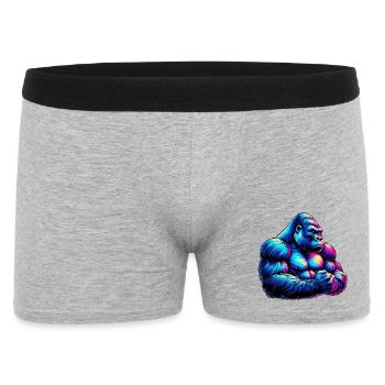 Gorilla - Men's Boxer Shorts - heather grey - Front